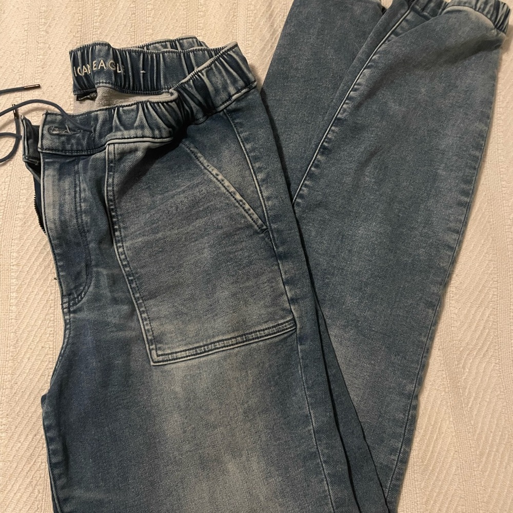 American Eagle Outfitters Dark Blue Denim Pants